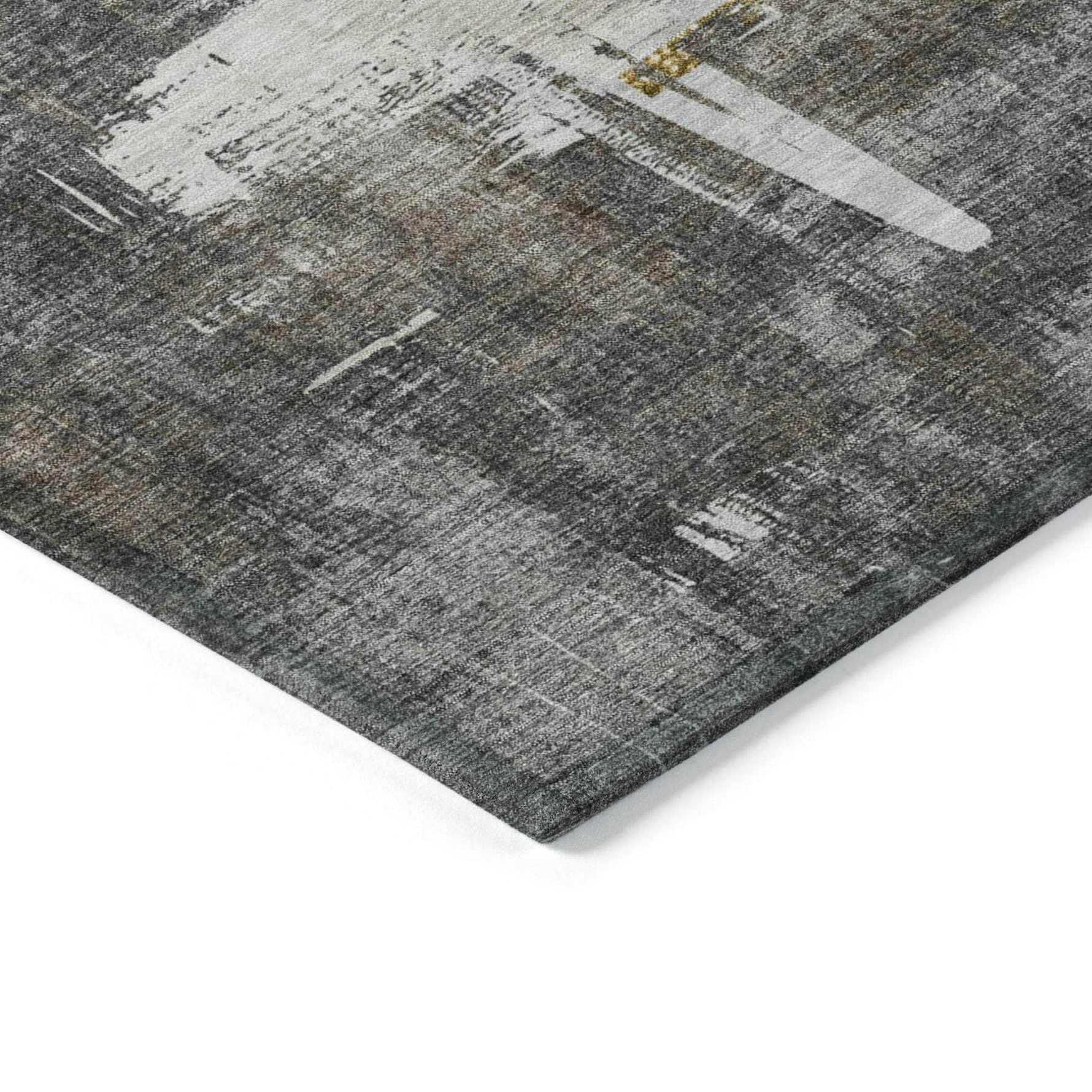 Machine Made ACN624 Gray  Rugs 