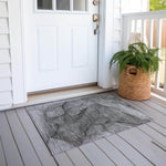 Machine Made ACN607 Gray  Rugs 