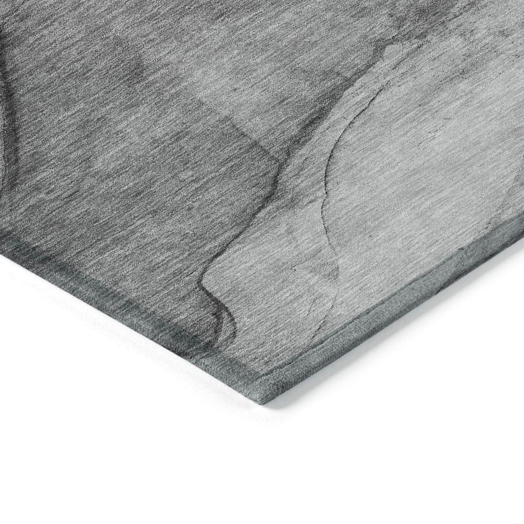 Machine Made ACN607 Gray  Rugs 