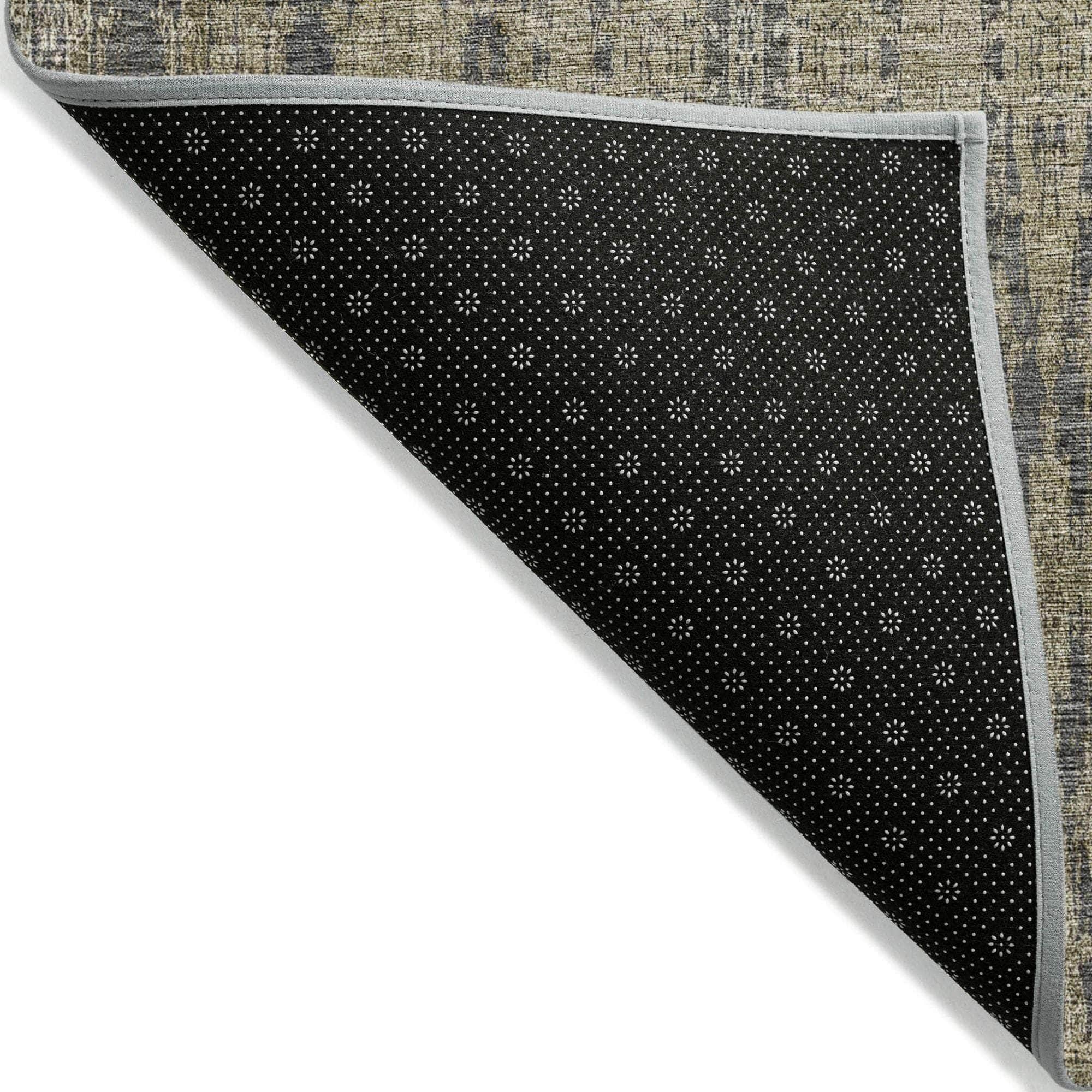 Machine Made ACN580 Gray  Rugs 