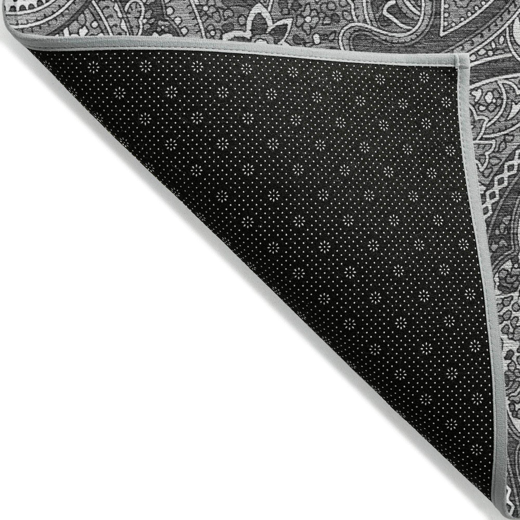Machine Made ACN623 Gray  Rugs 