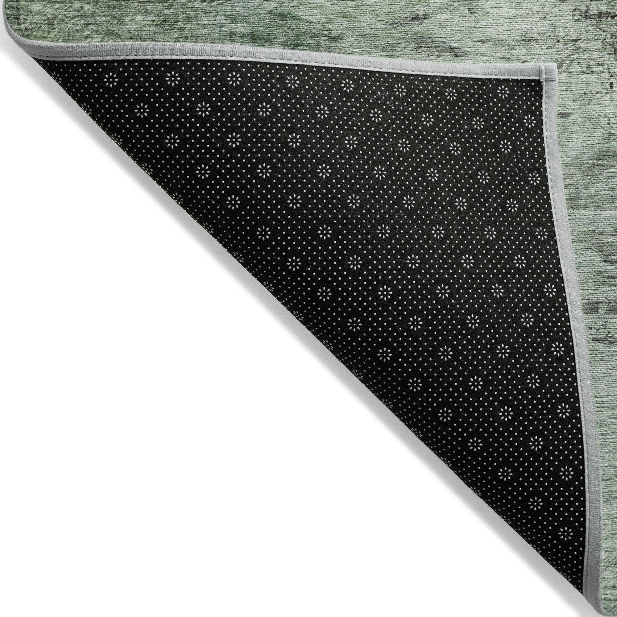 Machine Made ACN592 Green  Rugs 