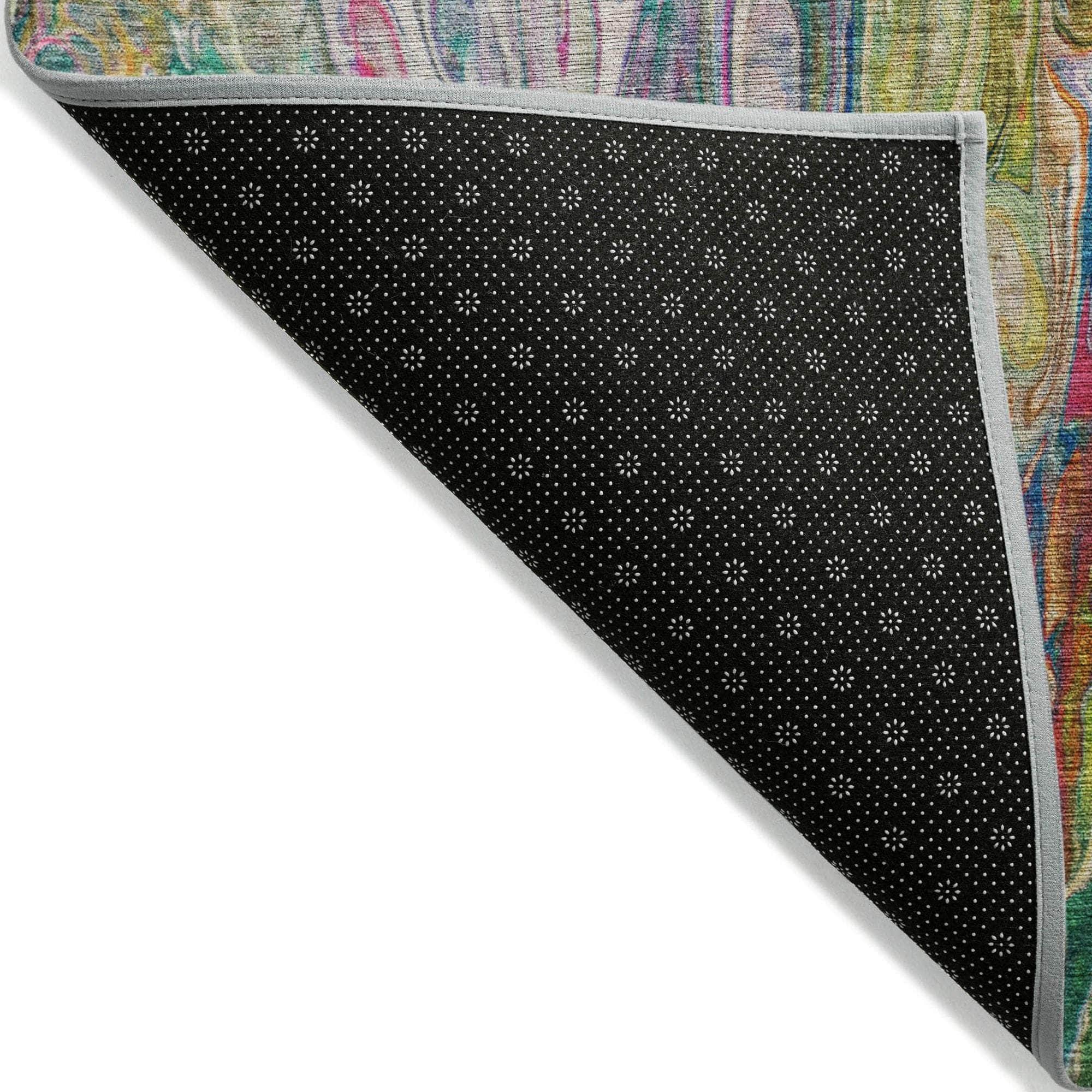 Machine Made ACN602 Green  Rugs 