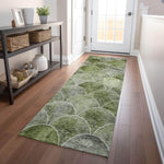 Machine Made ACN594 Green  Rugs 