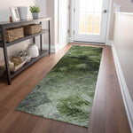 Machine Made ACN590 Green  Rugs 