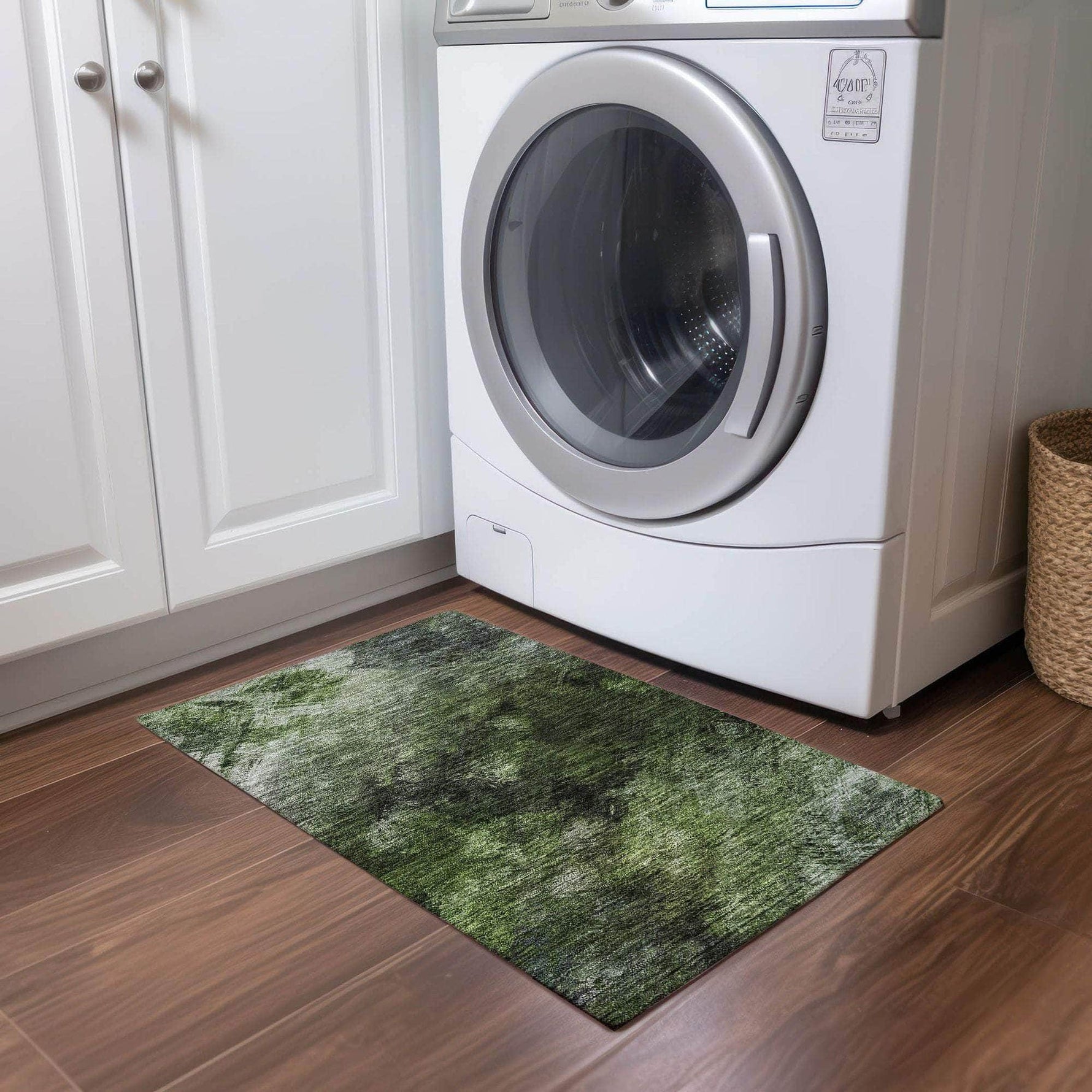 Machine Made ACN590 Green  Rugs 