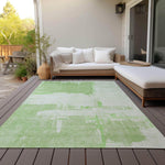 Machine Made ACN624 Green  Rugs 