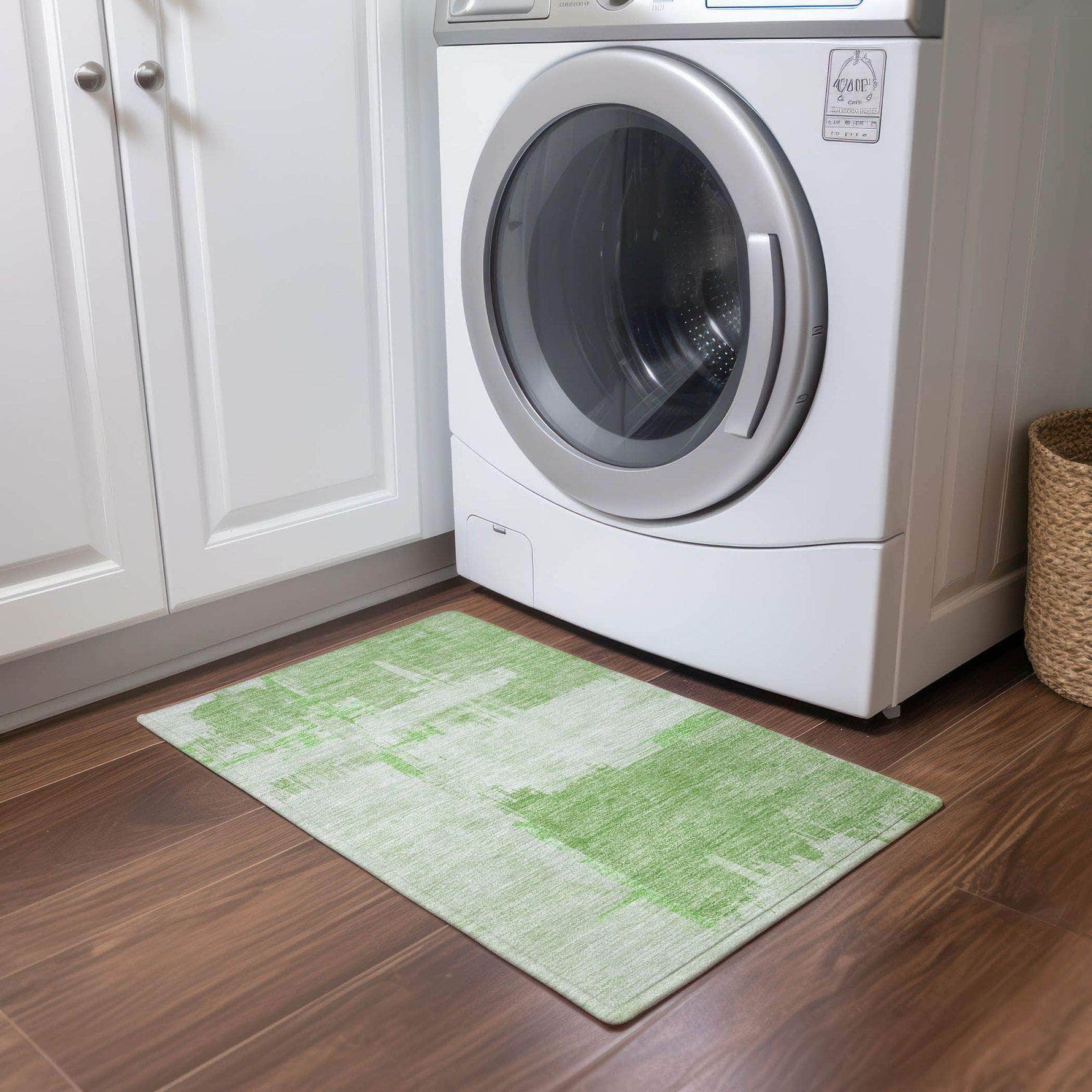 Machine Made ACN624 Green  Rugs 