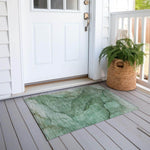 Machine Made ACN607 Green  Rugs 