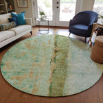 Machine Made ACN605 Green  Rugs 