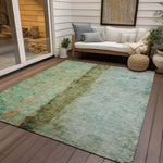 Machine Made ACN605 Green  Rugs 