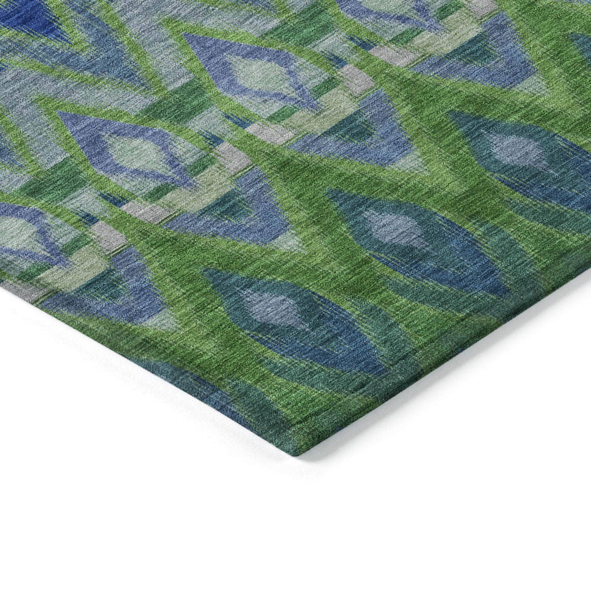 Machine Made ACN617 Green  Rugs 