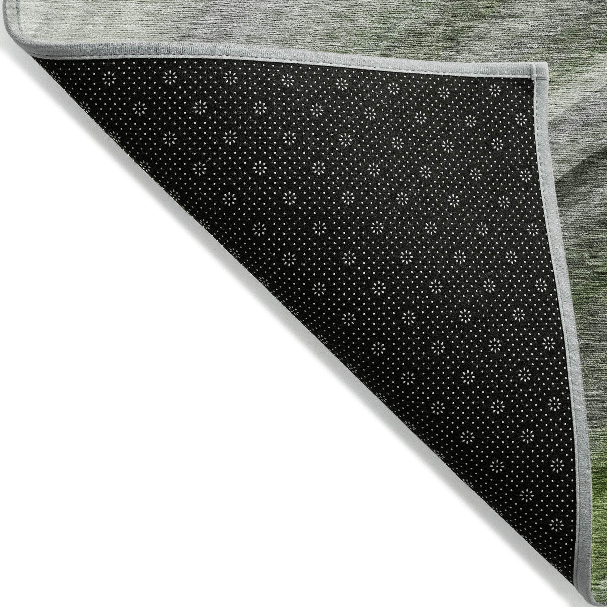 Machine Made ACN584 Green  Rugs 