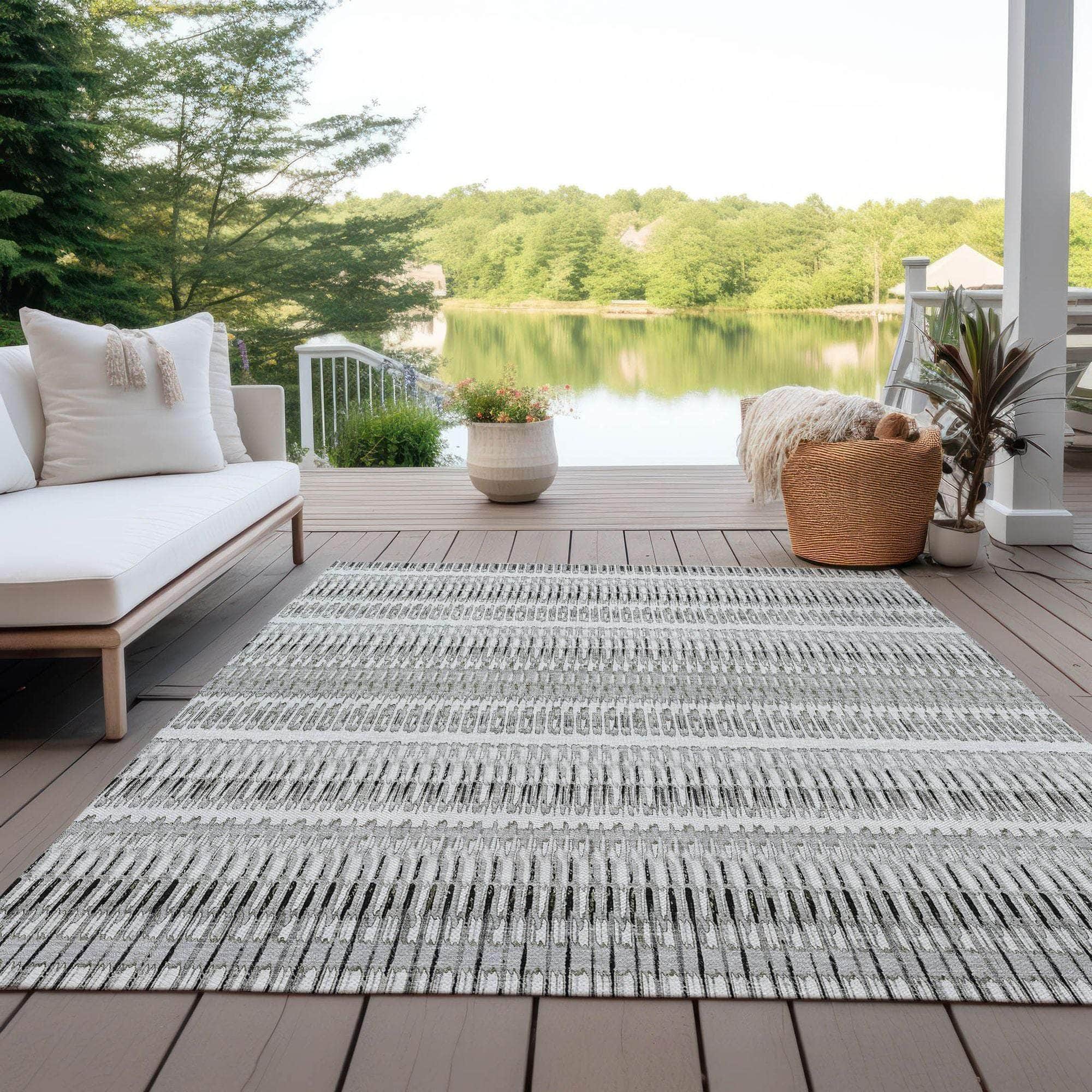 Machine Made ACN589 Ivory  Rugs 