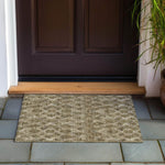 Machine Made ACN622 Mocha Brown Rugs 