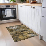 Machine Made ACN596 Mocha Brown Rugs 