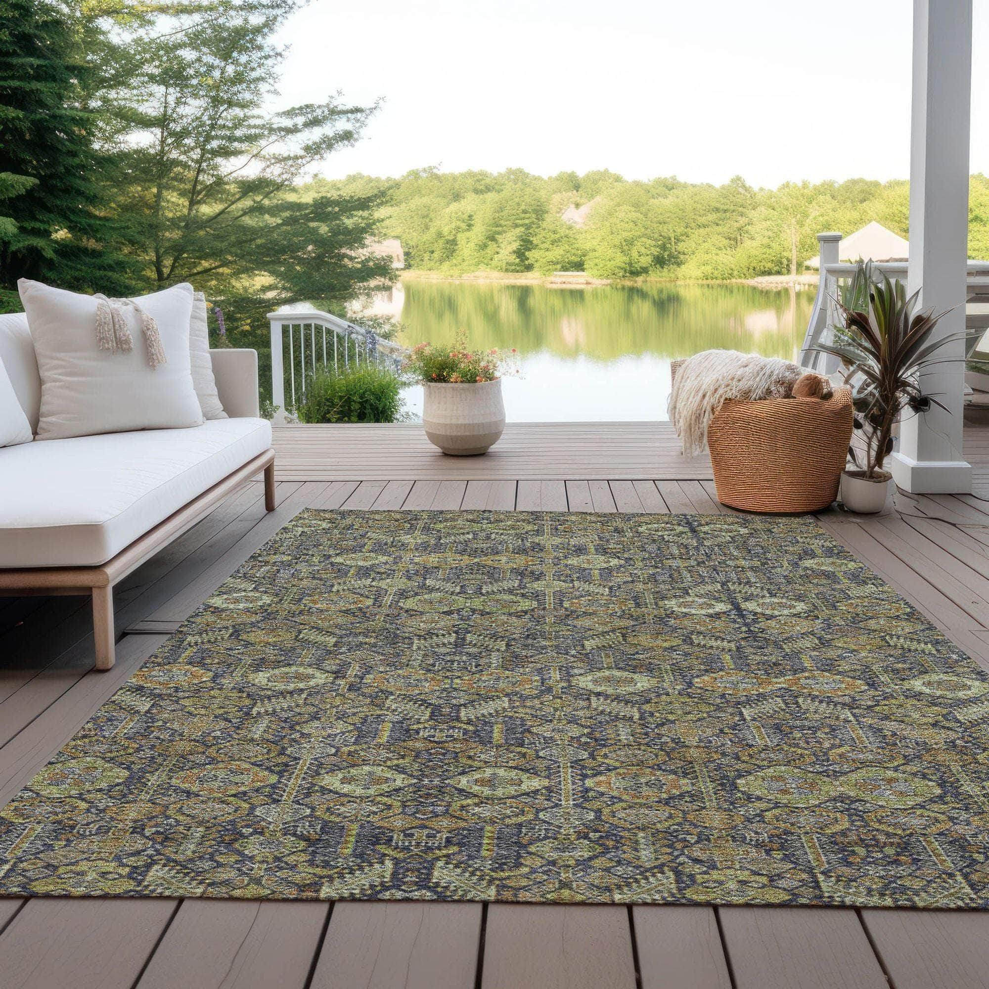Machine Made ACN574 Paprika Orange Rugs 
