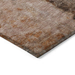 Machine Made ACN605 Paprika Orange Rugs 