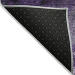 Machine Made ACN590 Purple  Rugs 