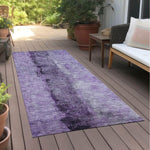 Machine Made ACN605 Purple  Rugs 