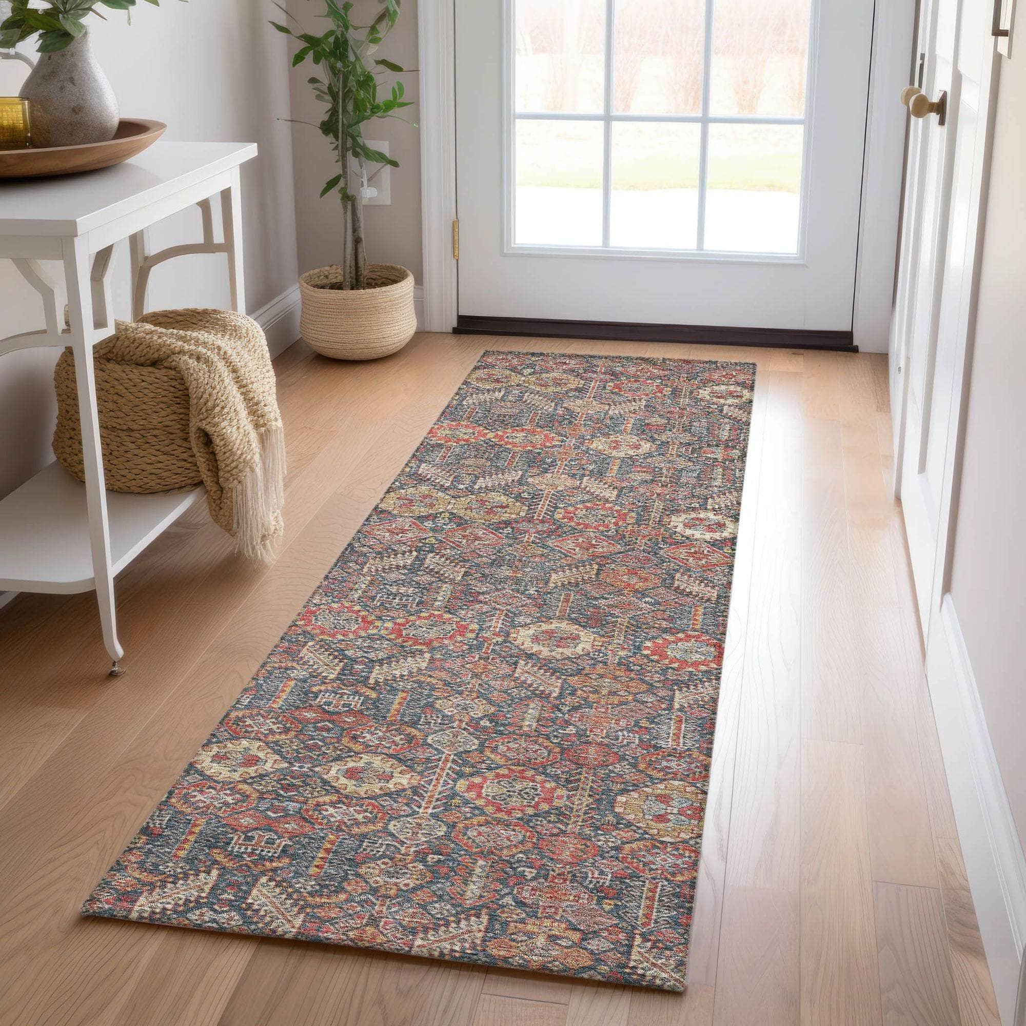 Machine Made ACN574 Red  Rugs 