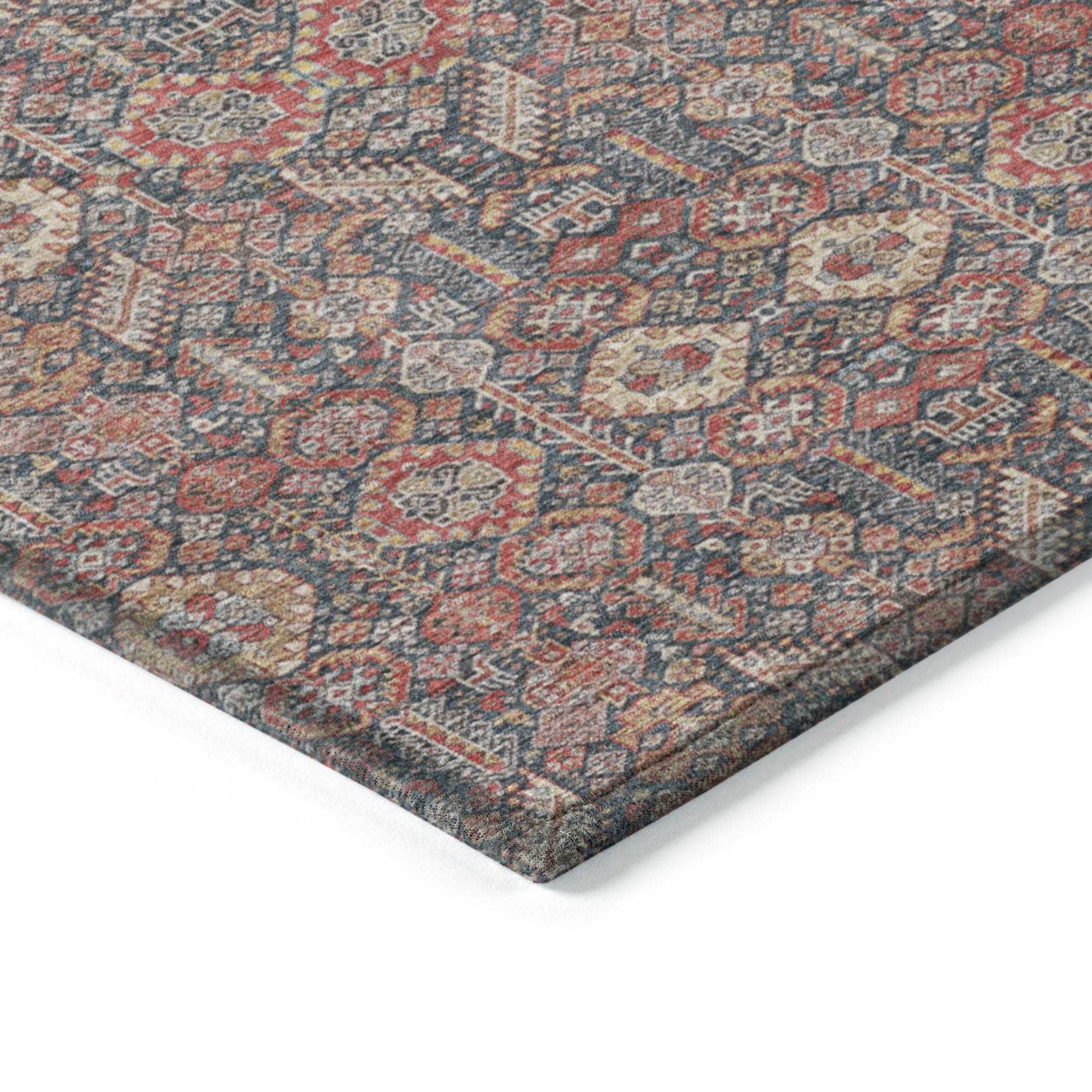 Machine Made ACN574 Red  Rugs 
