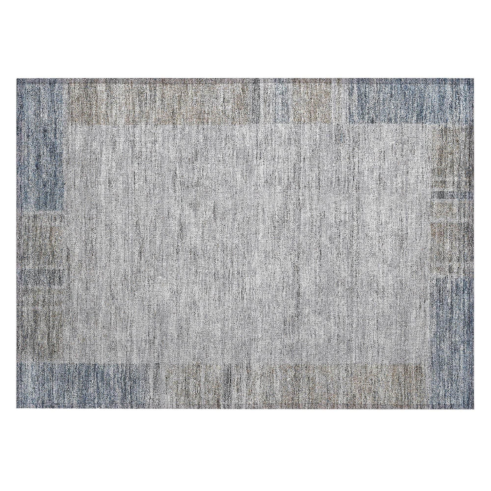 Machine Made ACN695 Taupe Brown Rugs 