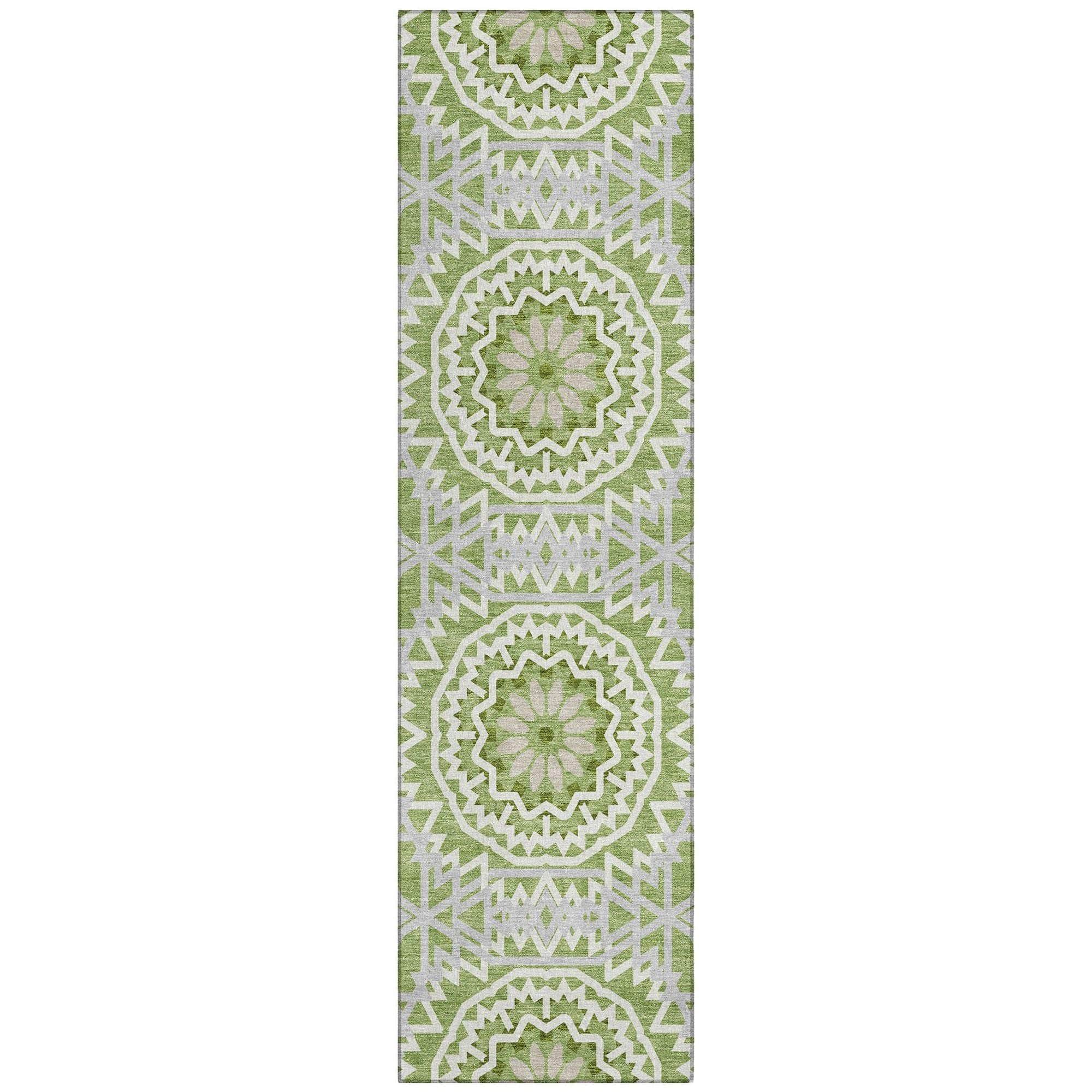 Machine Made ACN619 Green  Rugs 