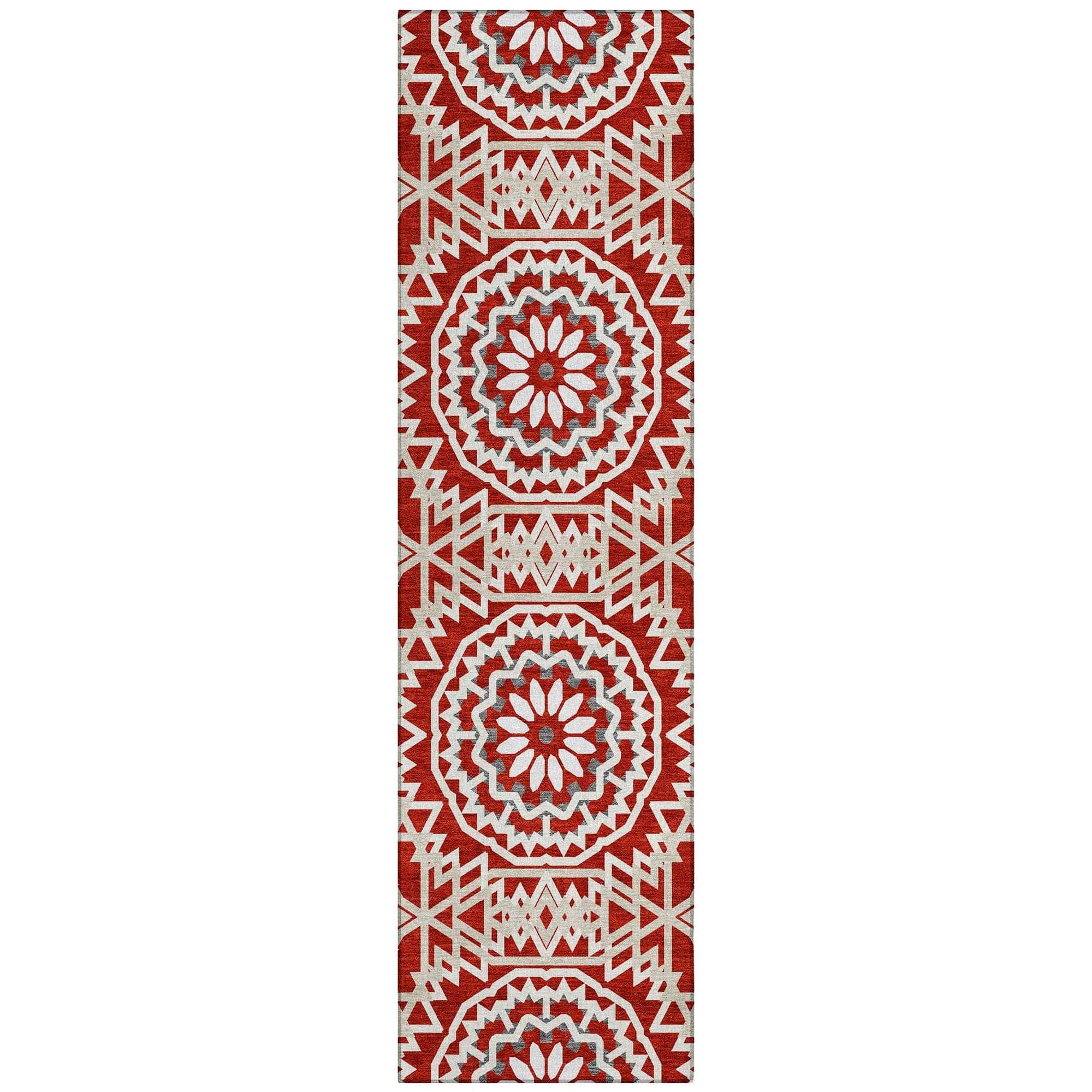 Machine Made ACN619 Red  Rugs 