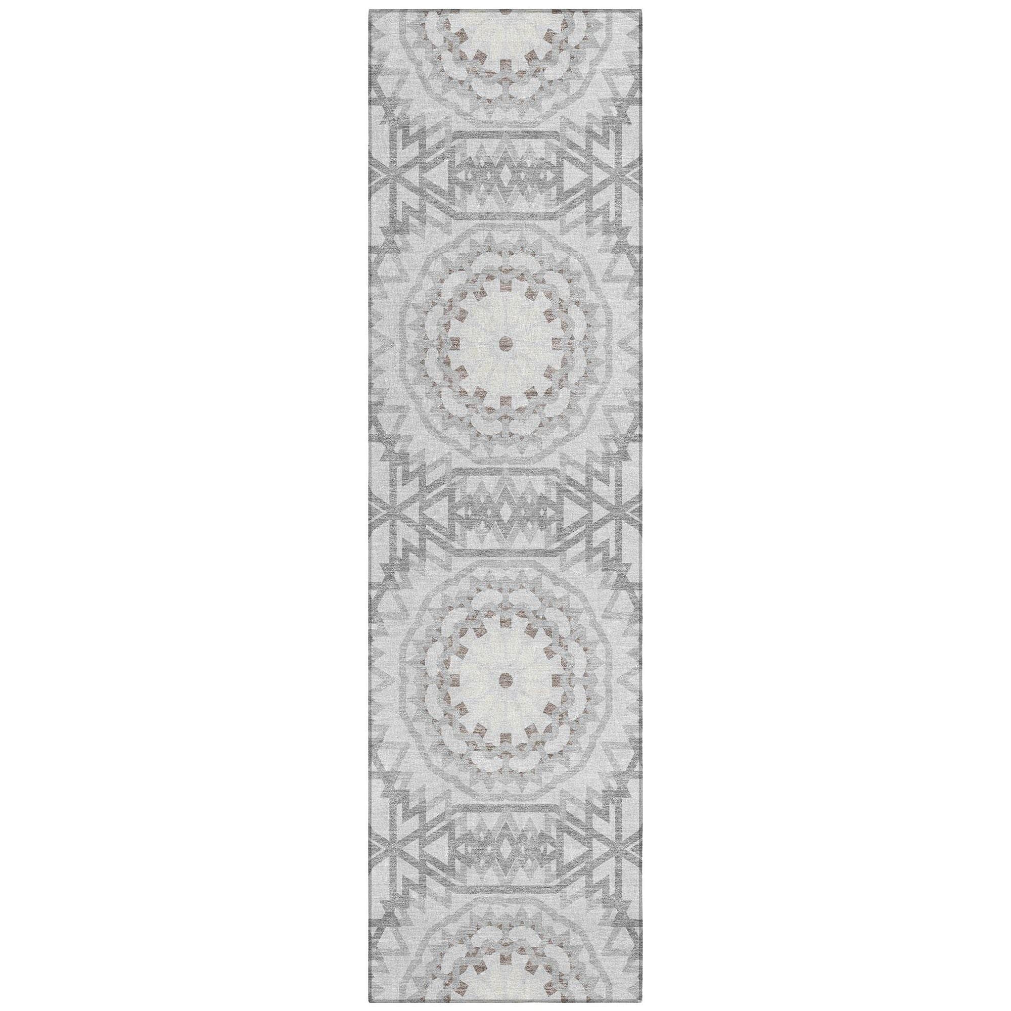Machine Made ACN619 Silver Gray Rugs 