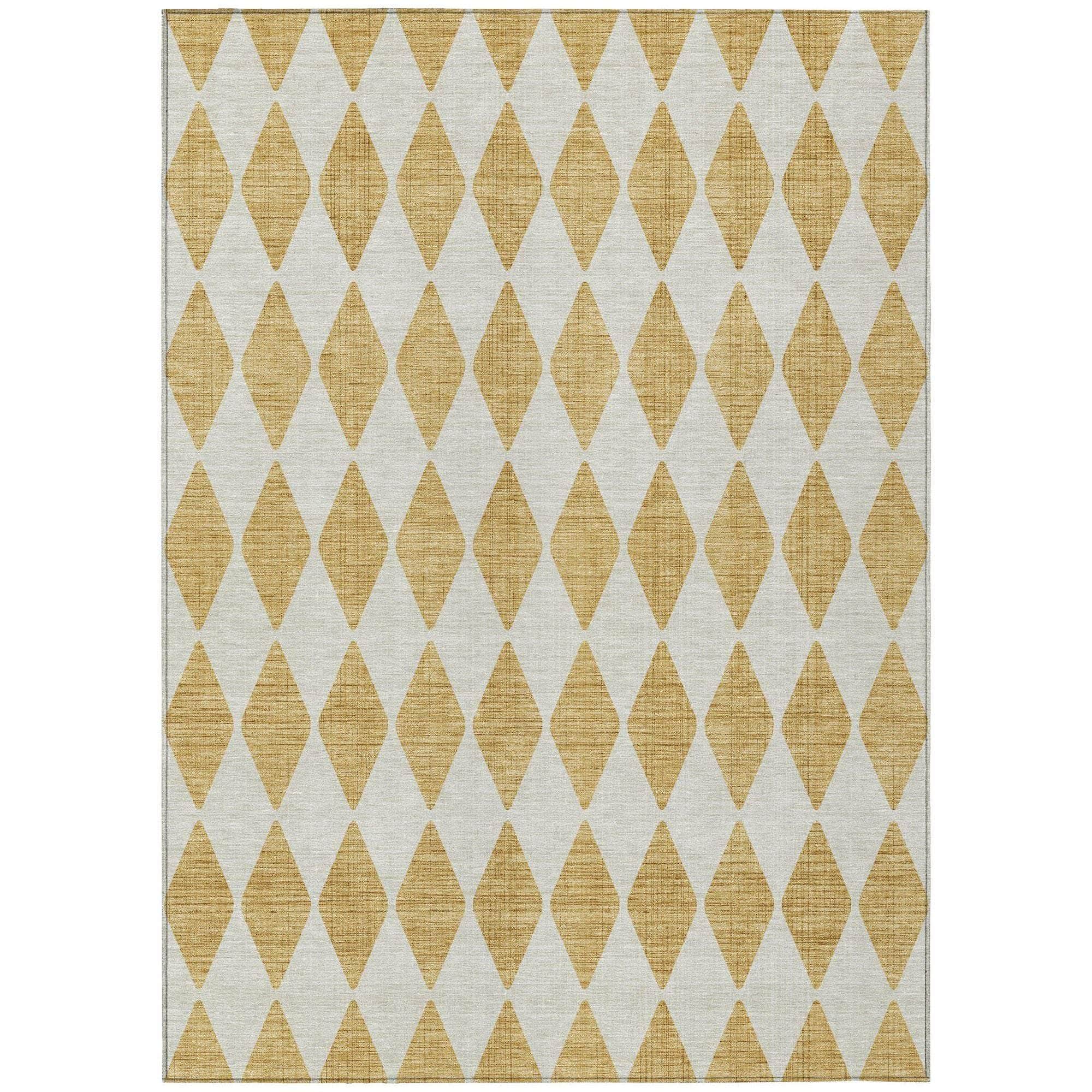 Machine Made ACN578 Gold  Rugs 