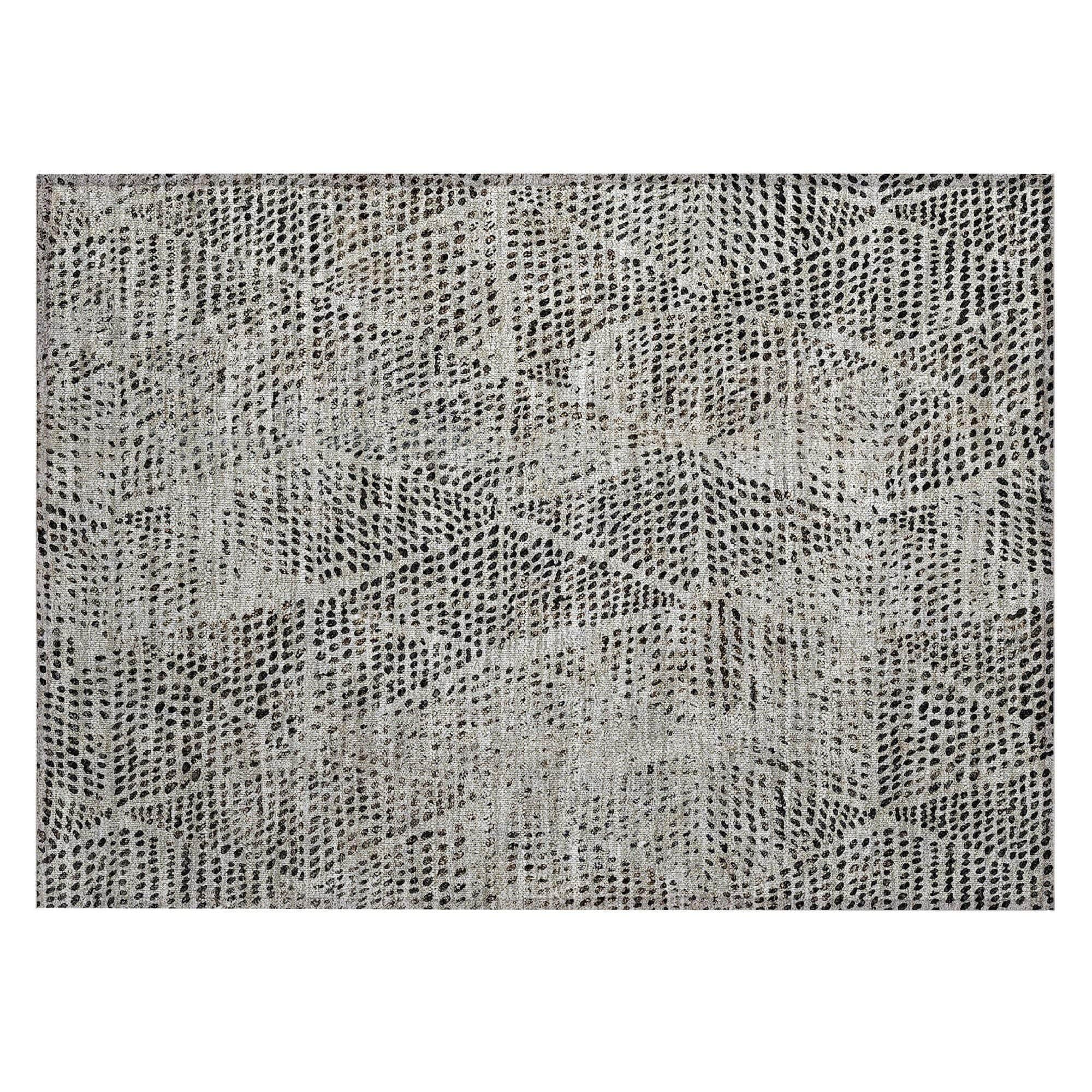Machine Made ACN591 Gray  Rugs 