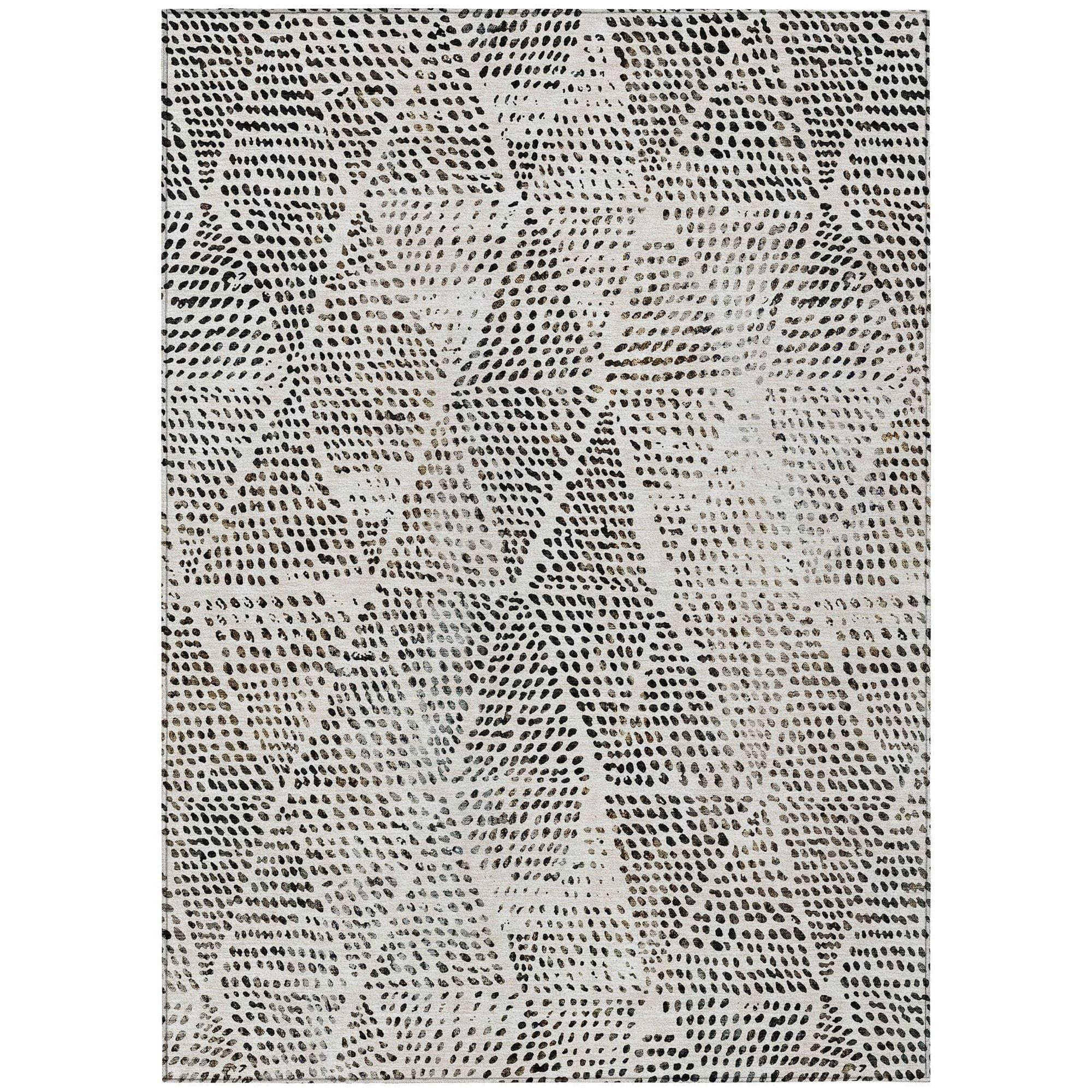 Machine Made ACN591 Ivory  Rugs 