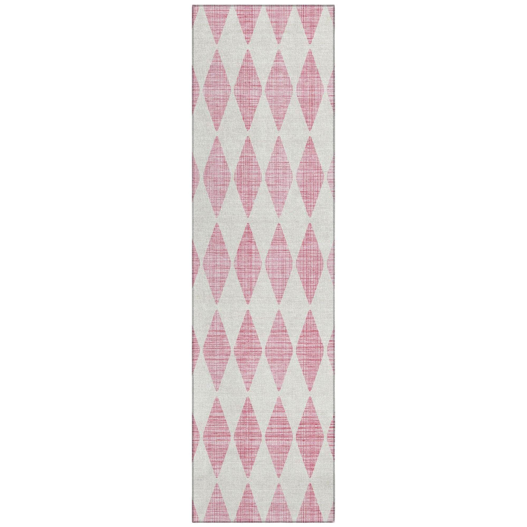 Machine Made ACN578 Pink  Rugs 