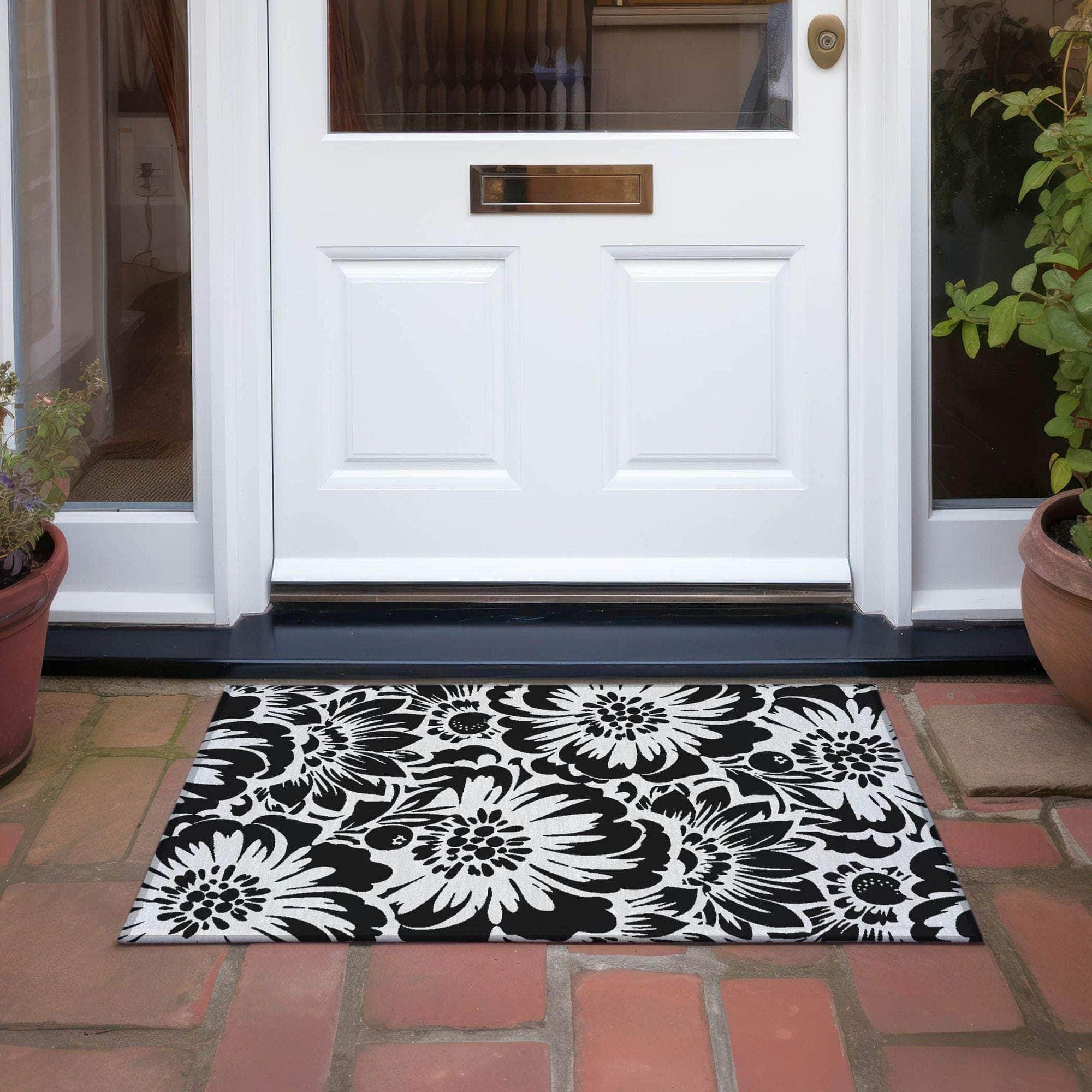 Machine Made ACN551 Black  Rugs 