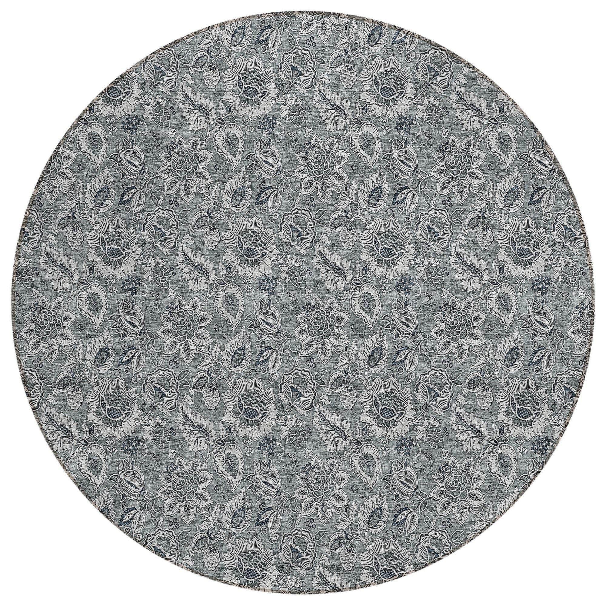 Machine Made ACN661 Gray  Rugs 