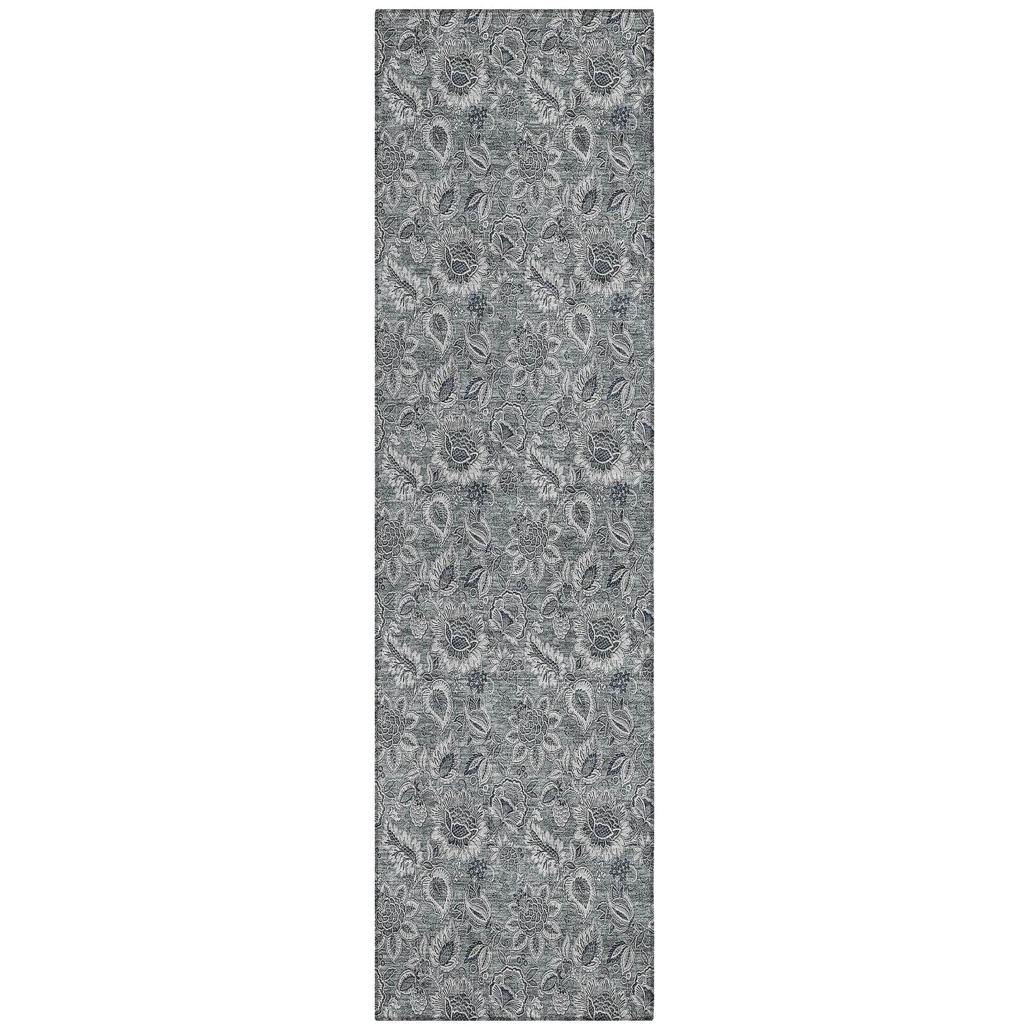 Machine Made ACN661 Gray  Rugs 