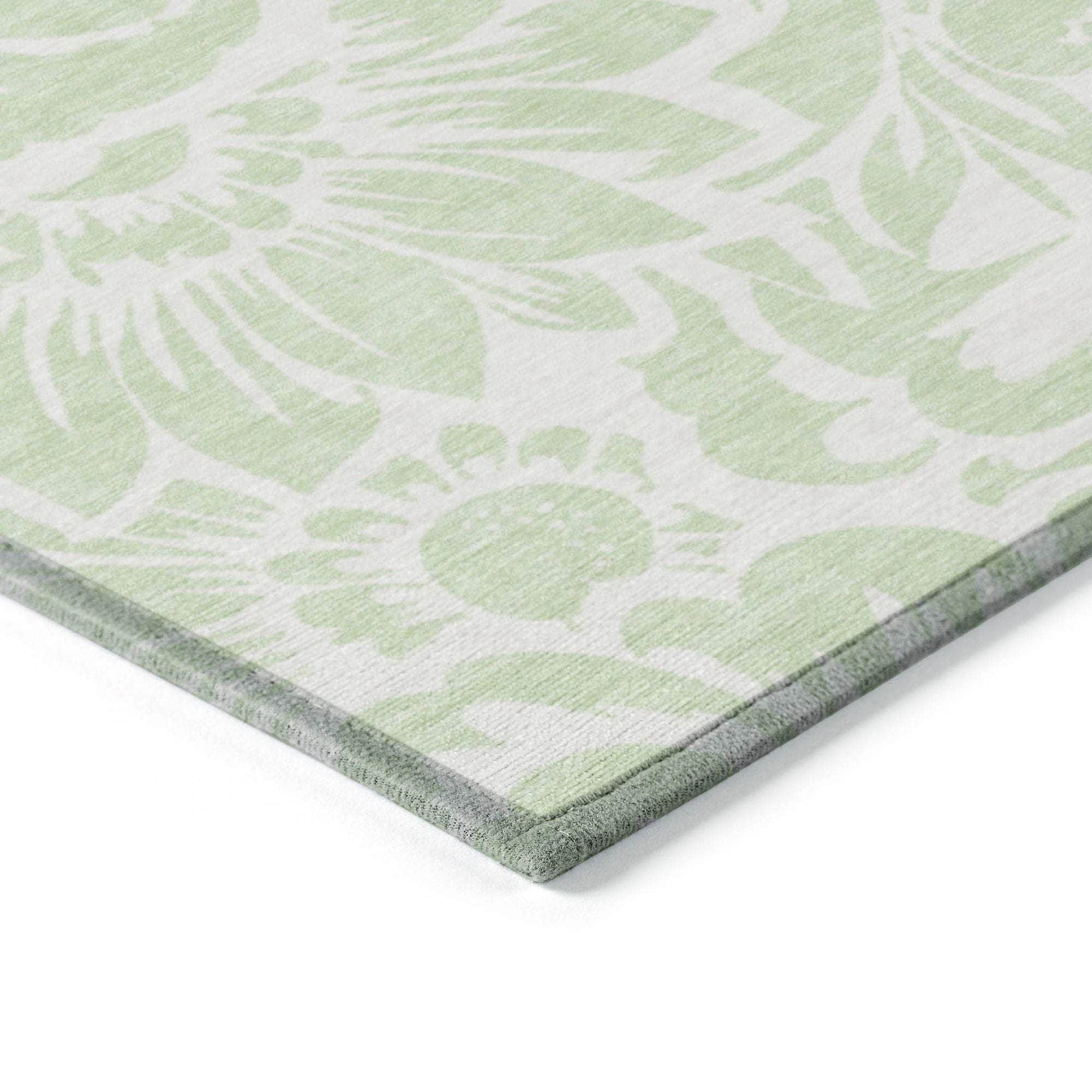 Machine Made ACN551 Mint Green Rugs 