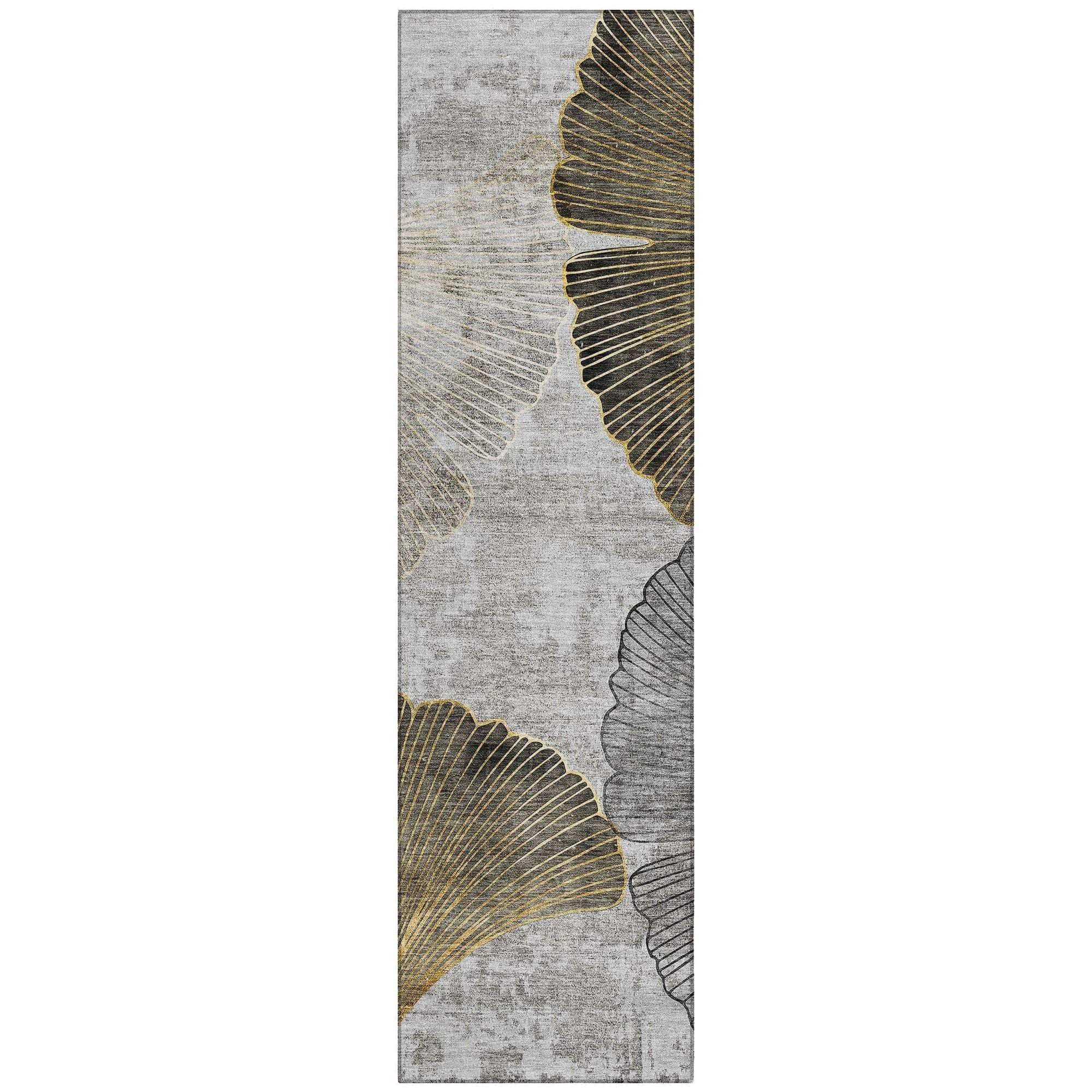 Machine Made ACN626 Gray  Rugs 