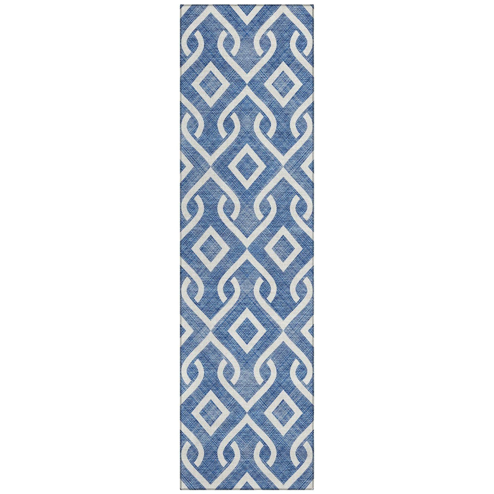 Machine Made ACN621 Blue  Rugs 