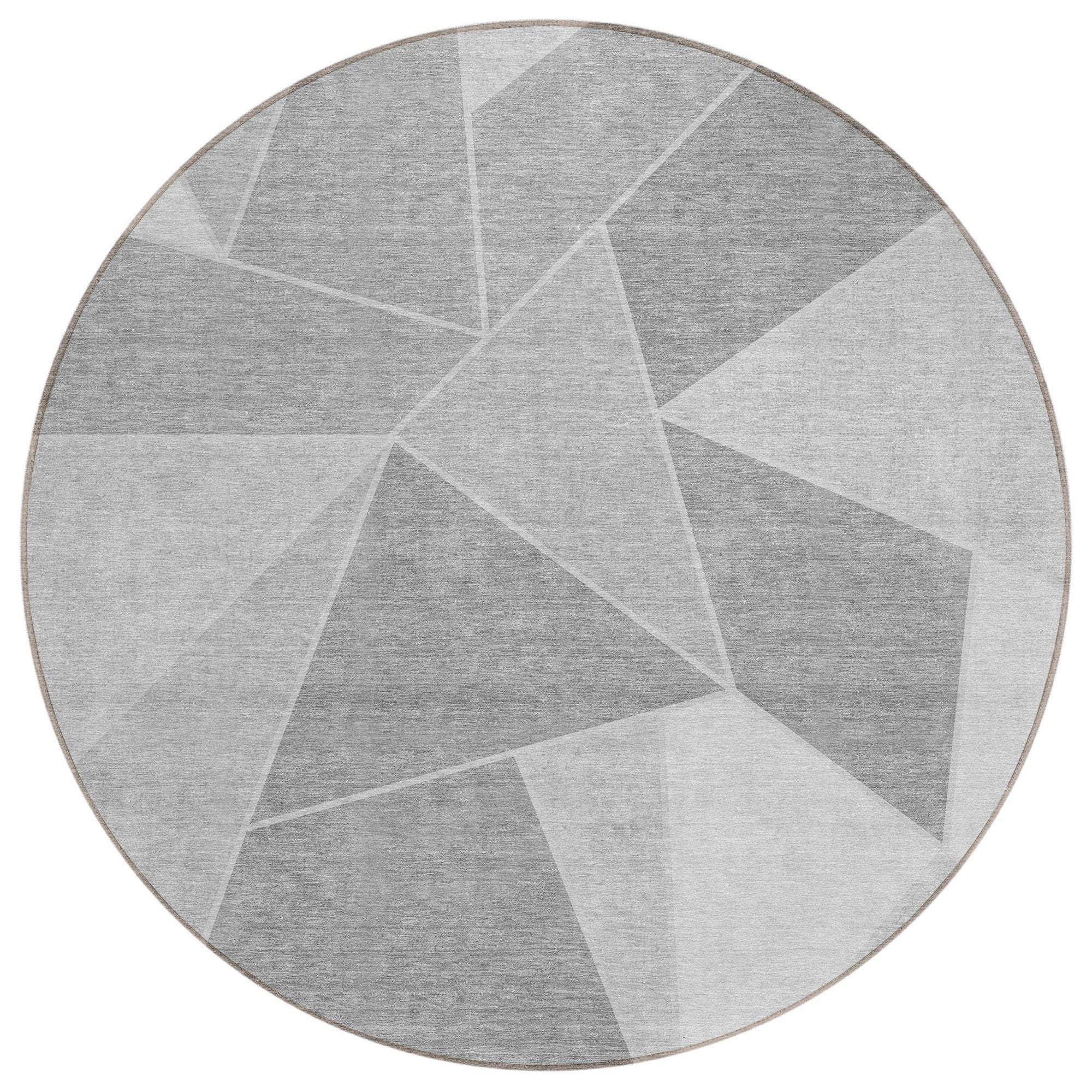 Machine Made ACN636 Gray  Rugs 