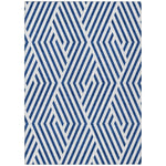 Machine Made ACN550 Navy Blue Rugs 