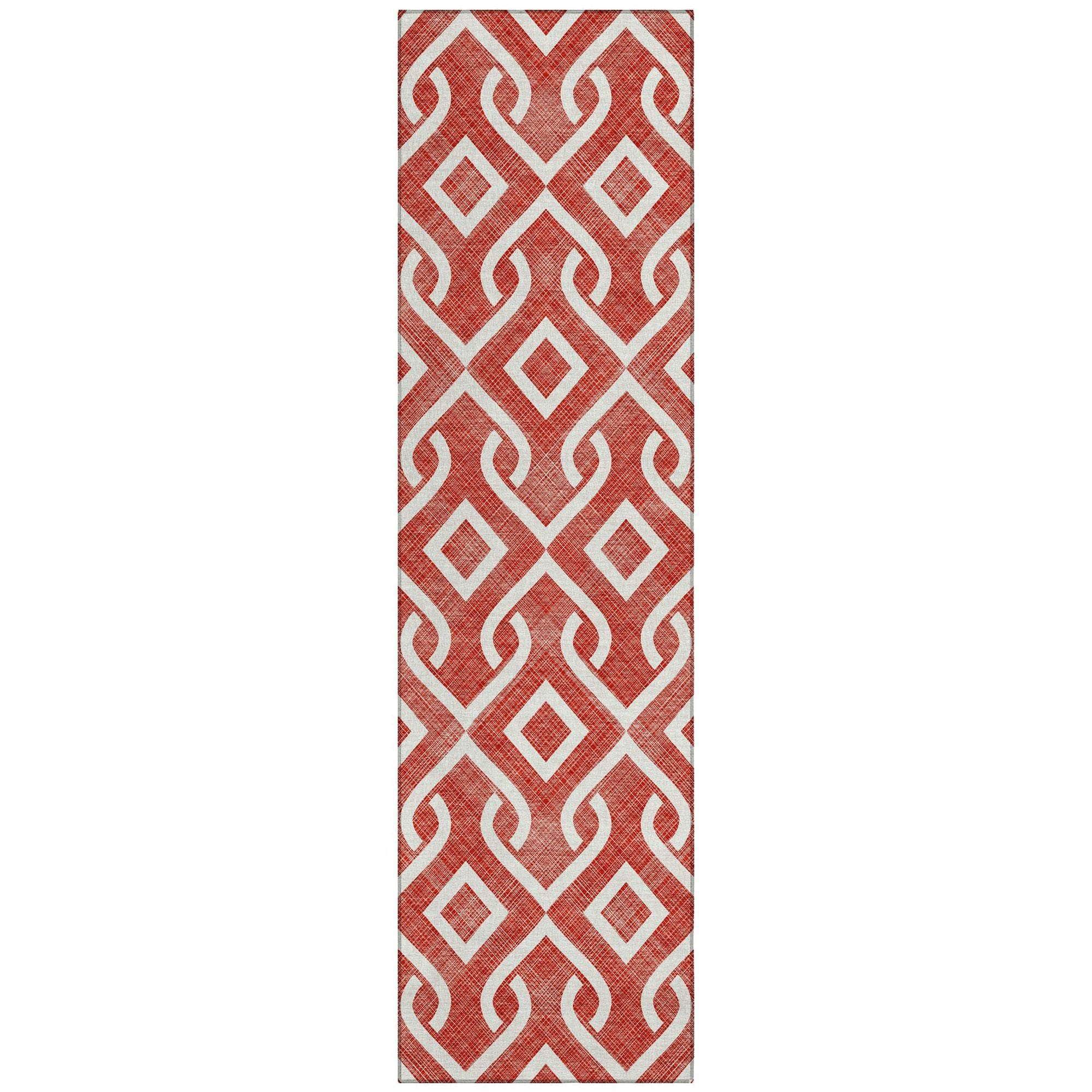 Machine Made ACN621 Red  Rugs 