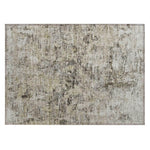Machine Made ACN644 Taupe Brown Rugs 
