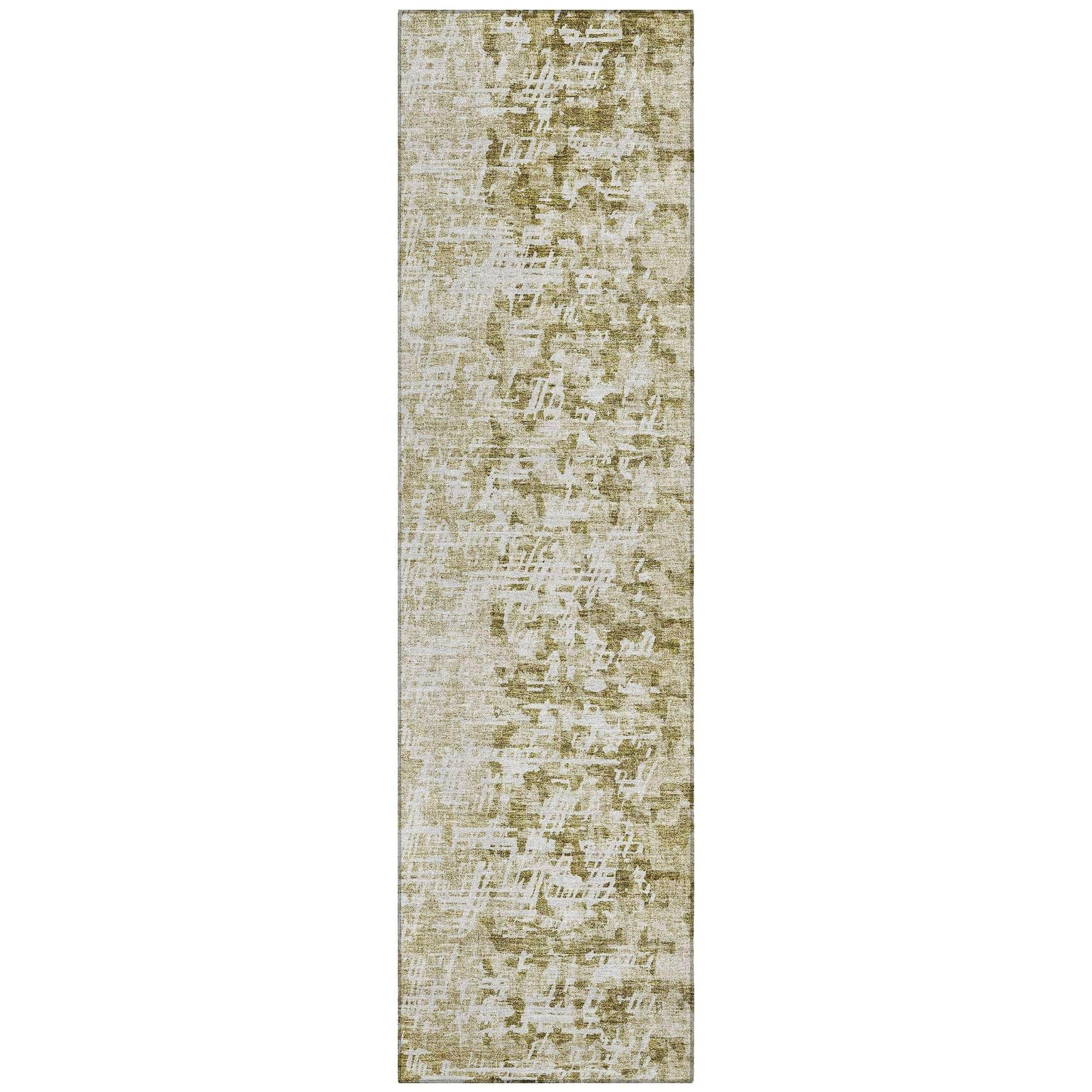 Machine Made ACN721 Taupe Brown Rugs 