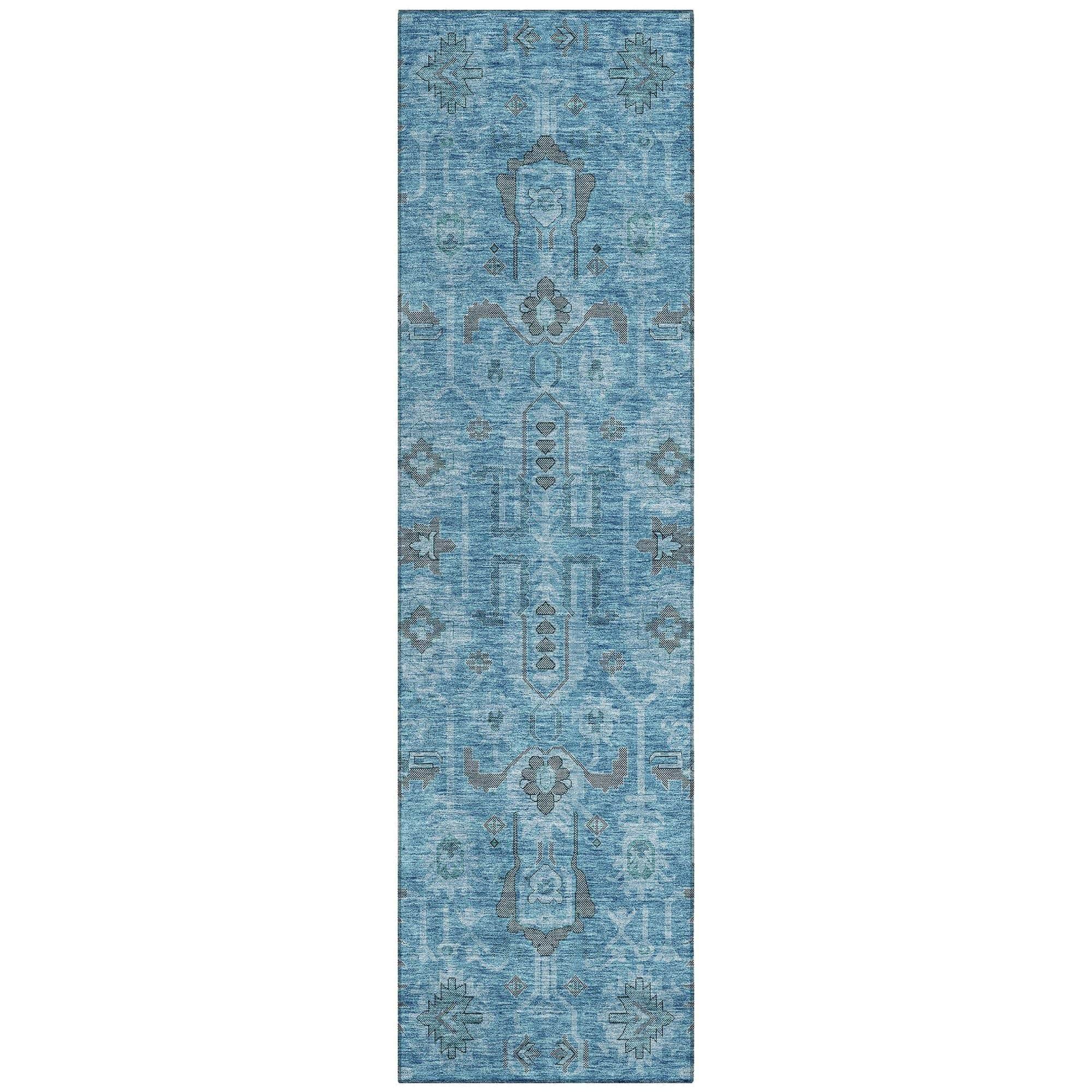 Machine Made ACN697 Blue  Rugs 