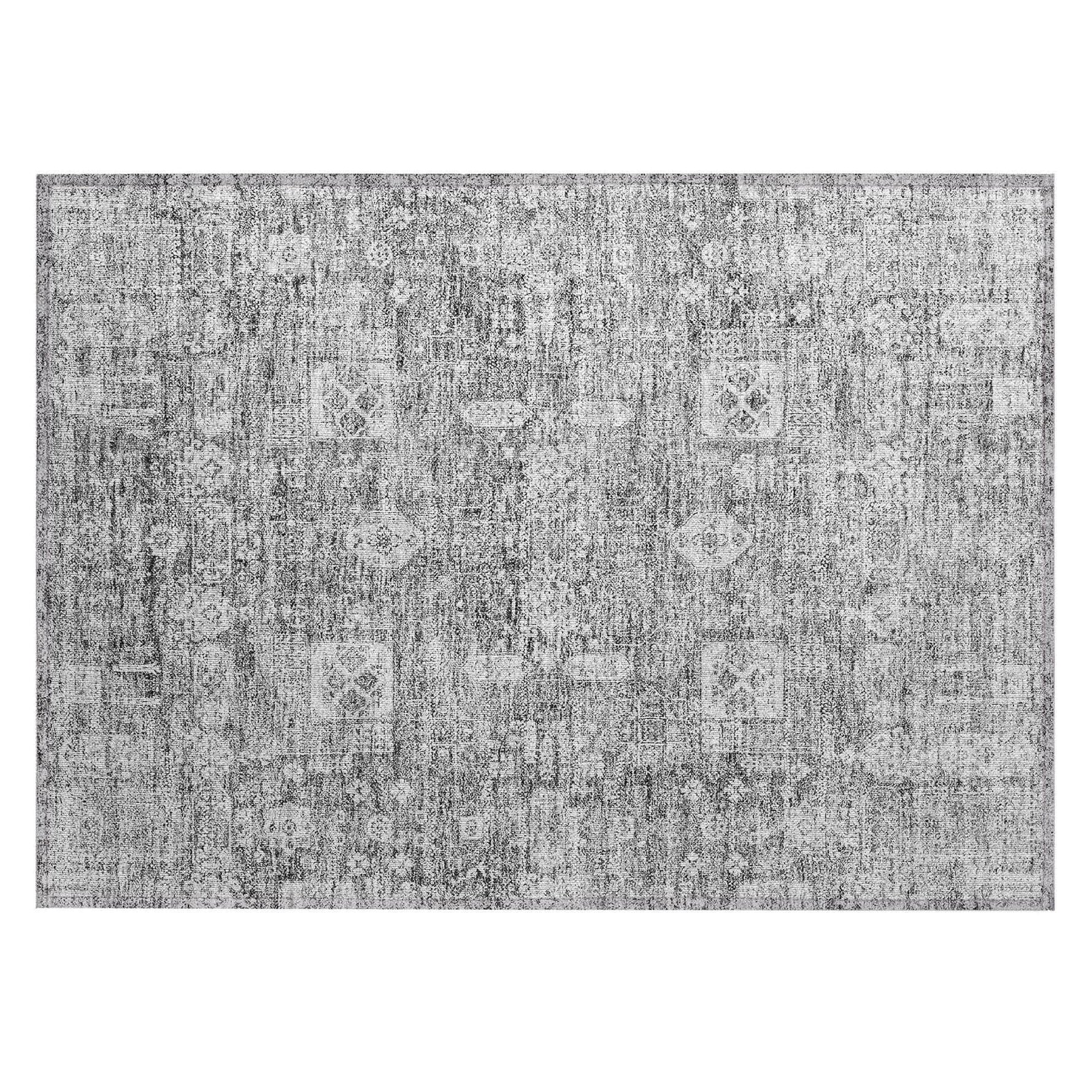 Machine Made ACN637 Gray  Rugs 