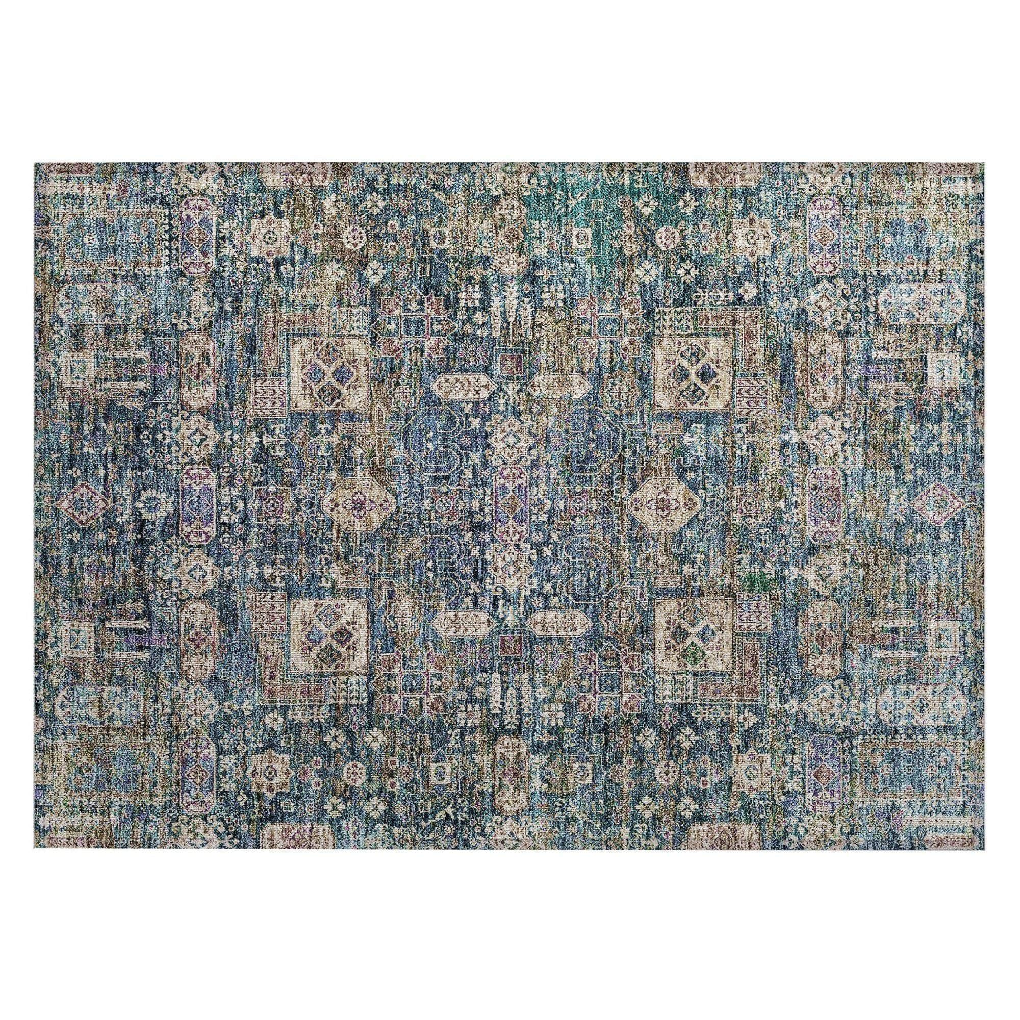 Machine Made ACN637 Green  Rugs 