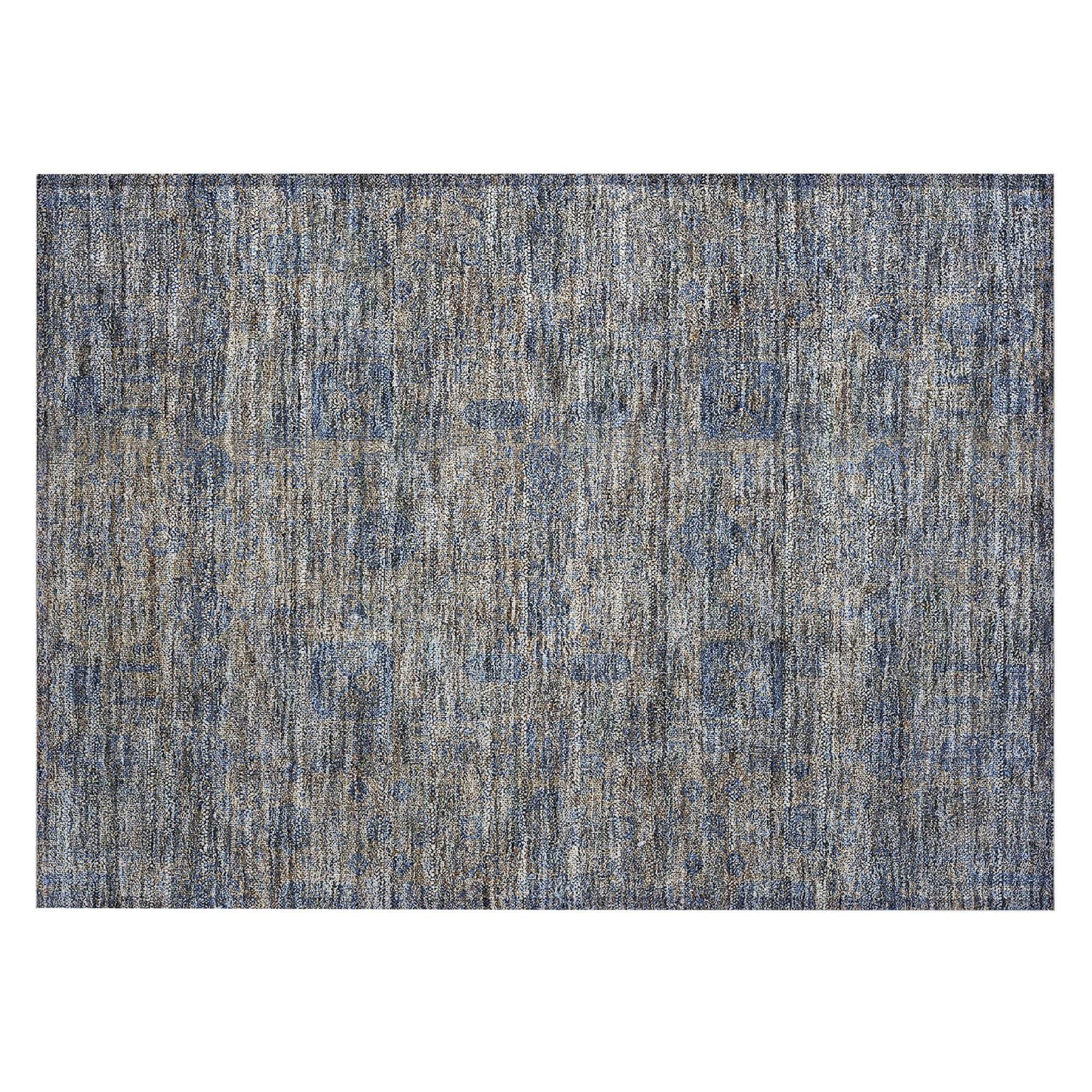 Machine Made ACN637 Khaki Brown Rugs 