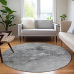 Machine Made ACN590 Silver Gray Rugs 